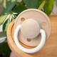 Пустушка BIBS 0-3 years Silicone Round - Vanilla GLOW - изображение 2