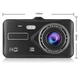 Автомобильный видеорегистратор с двумя камерами t672, lcd 4",1080p full hd, с поддержкой ночного видения - изображение 3