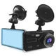 Автомобильный видеорегистратор с двумя камерами t672, lcd 4",1080p full hd, с поддержкой ночного видения - изображение 6