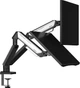 Uchwyt na dwa monitory 17-32" Anda Seat Stealth II Duo Black-White (AD-W-A6D-2S-BW) - obraz 6