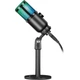 Конденсаторный микрофон для стриминга с RGB-подсветкой Defender, USB, черный, 1.3 м - изображение 2