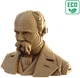 Картонный конструктор Cartonic 3D Puzzle Тарас Шевченко 147 элементов (CARTTARAS) - изображение 4
