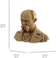 Картонный конструктор Cartonic 3D Puzzle Тарас Шевченко 147 элементов (CARTTARAS) - изображение 6