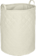 Кошик для білизни Wenko Tom Tailor стьобаний білий 67 л (4008838398852) - зображення 1