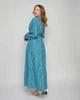 Сукня жіноча літня максі оверсайз MKLT3120-1 - Oversize 42/52, Бірюзовий - зображення 2