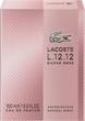 Парфумована вода для жінок Lacoste L.12.12 Silver Rose 100 мл (3386460165921) - зображення 3