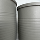 Кашпо Edelman Momo cylinder Mica Decorations круглий 23 см світло-сірий - изображение 6