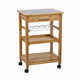 Wózek kuchenny Zeller mobilny barek 40 x 58 cm (4003368137780) - obraz 3