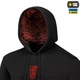 Кофта Один у полі воїн M-Tac Hoodie Hard Black M 20116002-M - зображення 7