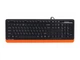 Клавіатура A4Tech Fstyler FKS10 USB Orange - зображення 1