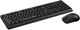 Комплект (клавиатура, мышь) RAPOO X1500 Black - изображение 7