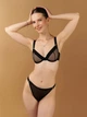 Трусики стринги женские brabrabra Самодостатня SLZ27902002 L Черные (6900720018788) - изображение 3