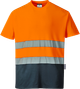 Футболка двоколірна Portwest Cotton Comfort S173 XXXL Помаранчевий / Темно-синій - зображення 3