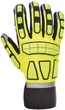 Рукавички без підкладки Portwest Impact Safety A724 L Жовтий - зображення 8