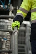 Рукавички без підкладки Portwest Impact Safety A724 L Жовтий - зображення 10