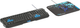 Комплект дротовий E-blue Polygon Black/Blue (EKM820BK) - зображення 2