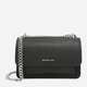 Сумка крос-боді через плече жіноча з натуральної шкіри маленька Michael Kors Claire Lg Shoulder 30T4SC7L3T 001 Чорна (800070349099) - зображення 1