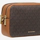 Сумка крос-боді через плече жіноча маленька Michael Kors Bryant Md Dblzp Chn Camera Xbody 32S5GYTC5B 252 Темно-коричнева (800070349060) - зображення 5
