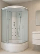 Гидромассажная кабина KO&PO 470 Matt J 90x90х215 см душевой бокс на глубоком поддоне с гидромассажем матовое стекло раздвижные двери (C15131) - изображение 2
