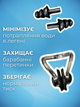 Беруши для плавания силиконовые затычки для пловцов ушей бассейна от попадания воды дайвинга подводного купания серфинга в море ныряния на глубину водные плавательные ушные Sainteve черный ТБ2059 - изображение 2
