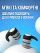 Беруши для сна антихрап затычки силиконовые пробки заглушки в уши антишумовые вкладыши с высокой шумоизоляцией многоразовые мягкие высоким шумоподавлением от храпа шума для тишины самолёта поезда путешествий отдыха с кейсом футляром Hechpro чёрные ТБear1 - изображение 3