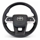 Руль для Toyota Land Cruiser 200, Prado 150. С подогревом. В стиле LC300. Логотип и кнопки – хром. В сборе. - изображение 1