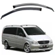 Дефлектори вікон для Mercedes-Benz Vito (W639) 2003-2014 на скотчі (Acrylic) AMM30302 - изображение 1
