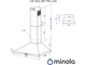Витяжка купольна Minola HK 5214 BR 700 LED - изображение 9