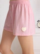 Пижама (футболка + шорты) женская хлопковая Trendyol THMSS25PT00155 XS Rosa (8683050935540) - изображение 4