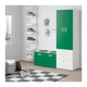 Шафа зі лавкою IKEA (ІКЕА) STUVA / FRITIDS 150х50х192см білий зелений (992.661.14) - зображення 3