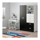 Шафа / гардероб IKEA (ІКЕА) STUVA / FRITIDS 120х50х192см білий чорний (192.765.36) - зображення 2