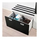 Шафа зі лавкою IKEA (ІКЕА) STUVA / FRITIDS 150х50х192см білий чорний (292.661.17) - зображення 2