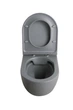 Унітаз підвісний Mixxus Premium TOPPER-0303-R GRAY 495x370x350mm система змиву RIMLESS (MP6657) - изображение 11