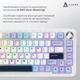 Клавіатура бездротова Ajazz AK820 Max Plus Day Dream Switch White (AK820MAX-DD-BWD) ( білий, синій ) - изображение 3