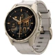 Смарт-часы Garmin fenix 8 43mm, AMOLED, Saph, SftGldSS/FogGryLeatherBnd, Excl, GPS (010-02903-40) - изображение 1