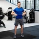 Резинка для фитнеса Gymtek 12-28кг синяя - изображение 5