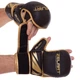 Перчатки Крабы спаринговые для MMA на липучке размер S Полиуретан Zelart черный-золотой BO-3393 - изображение 1