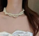 Бусы и чокер многослойный жемчуг (имитация) Jeweston Белый - изображение 4