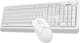 Zestaw bezprzewodowy A4Tech FStyler FG1012 White (FG1012-WH) - obraz 2
