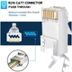 RJ45-ZTM-CAT7-PSDJ - Разъем RJ45 8P8C 1шт проходной штекер для витой пары Cat6A-Cat7 - изображение 5