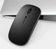 Компьютерная бесшумная USB беспроводная мышка Wireless 2.4 ГГц Mouse оптическая мышь на аккумуляторе (753346680) для пк/планшета (беспроводная мышь) Черная - изображение 1