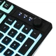 Клавіатура мембранна 2E Gaming KG390 100key, USB-A/WL/BT, EN/UA, RGB, чорний - изображение 7