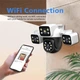 Уличная поворотная Wi-Fi IP-камера видеонаблюдения ESCAM TC295-ED5B3-XC 6K 12МП (3 объектива по 4МП), с автослежением, микрофоном и ночным видением - изображение 9