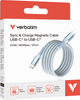 Кабель Verbatim 100 Вт, USB-C–USB-C, 120 см блакитний (31856) - зображення 3