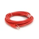 Патч-корд литой RITAR, UTP, RJ45, Cat.5e, 5m, красный, Cu (медь) PCR-CU/5Rd - изображение 1