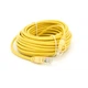 Патч-корд литий RITAR, UTP, RJ45, Cat.5e, 10m, жовтий, Cu (мідь) Q300 - зображення 1