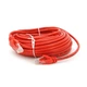 Патч-корд литий RITAR, UTP, RJ45, Cat.5e, 10m, червоний, Cu (мідь) Voltronic 04294 - зображення 1