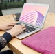 Чохол (кишеня) Baseus рожевий для ноутбуків 15" - изображение 2