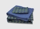 Двоспальний Євро комплект First Choice Sadora navy blue Фланель - изображение 2
