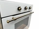 Духовой шкаф газовый Luxor Qualität 60 GIO White Grill KUP Classico конвектор, белое стекло + набор для подключения пропан в подарок, белый - изображение 11